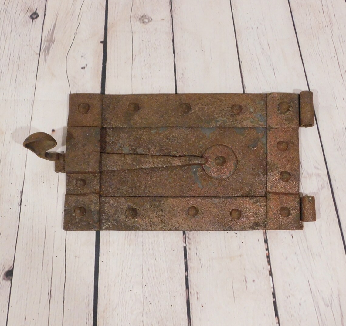 Antique Door Latch Plate Primitive Door Latch PA Etsy