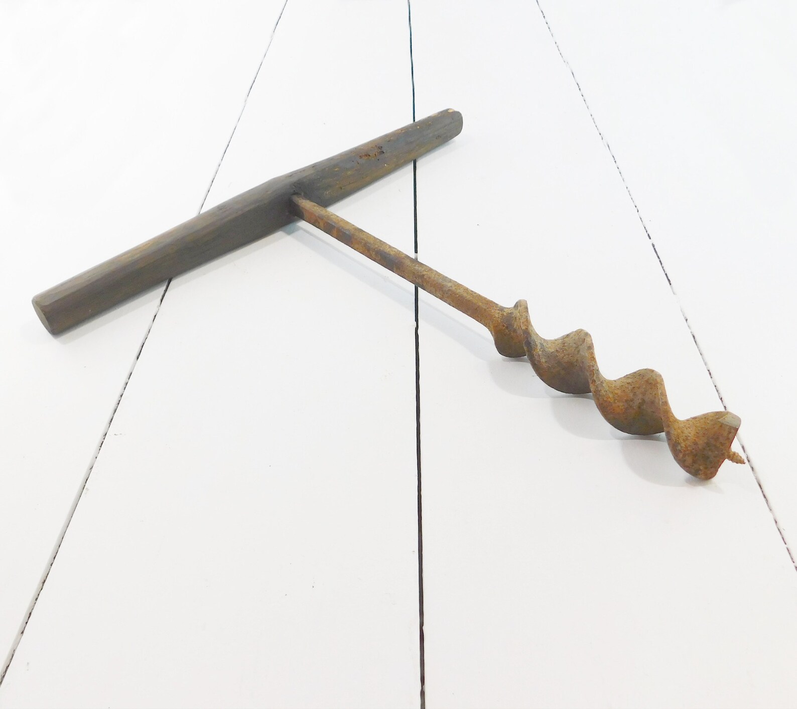 Antique Auger Drill Gimlet Post and Beam Drill Antique Etsy