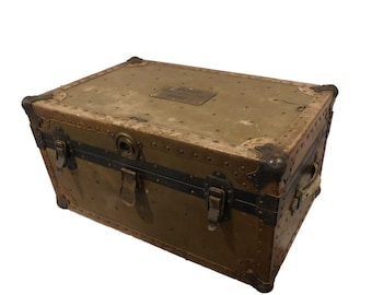 Vintage Mendel-Drucker Trunk, U.S. Army Signal Corps.