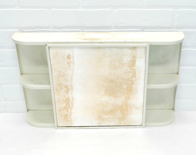 Vintage Metal Bathroom With Mirrored Door and Side Etsy