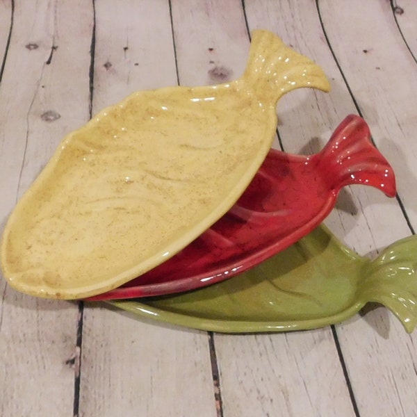 Fish Plates Etsy