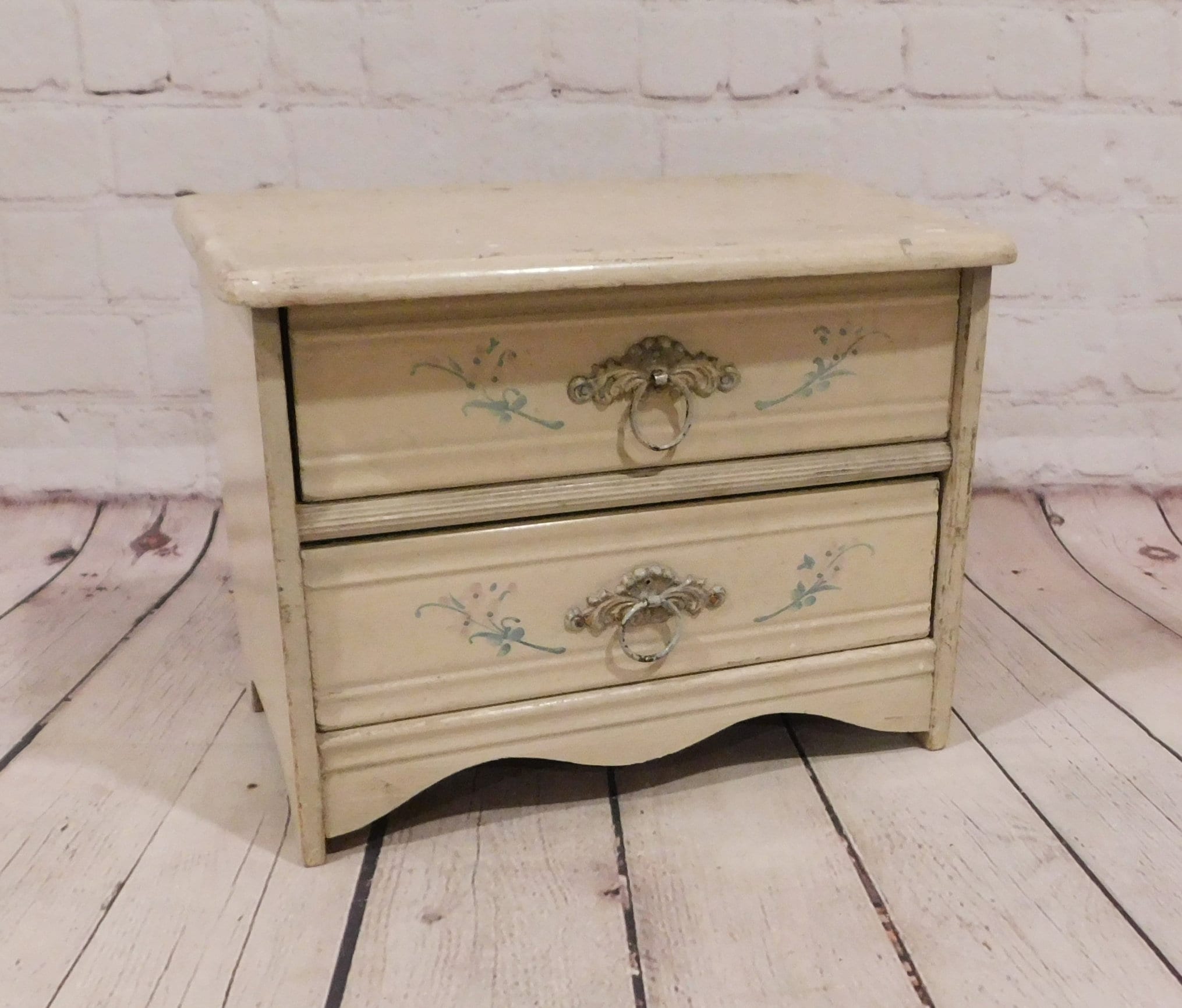 Vintage Cardboard Wood Storage Drawers Quilted Cardboard Wood