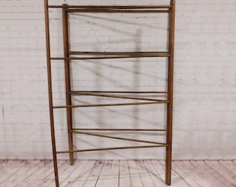 Antique Wooden Herb Drying Rack, Quilt Rack, Linen Drying Rack, Folding Laundry Rack