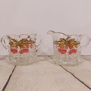 Mosser Glass Pitchers Cherry - Etsy