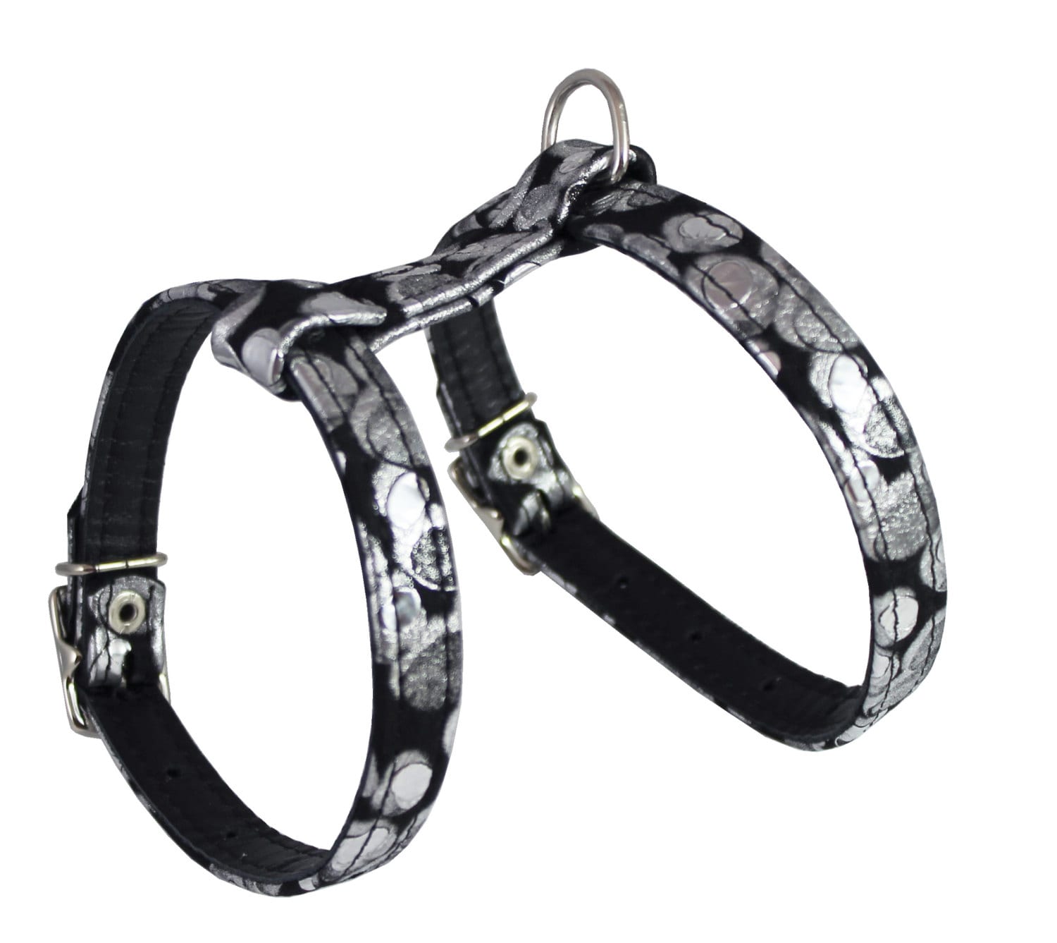 Silver top dog harness