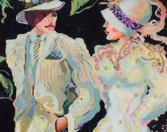 Needlepoint Handpainted PLD Designs Floresta 9x15