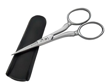 Dovo Embroidery Scissors Anne 3.5" w/ Leather Sheath Germany