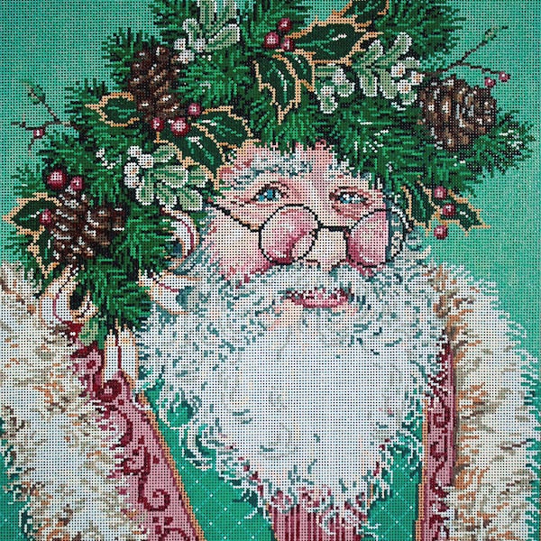 Needlepoint Handpainted Christmas Sandra Gilmore Wyntertyme 11x11