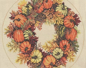 Needlepoint Handpainted Sandra Gilmore Ring of Fire 12"