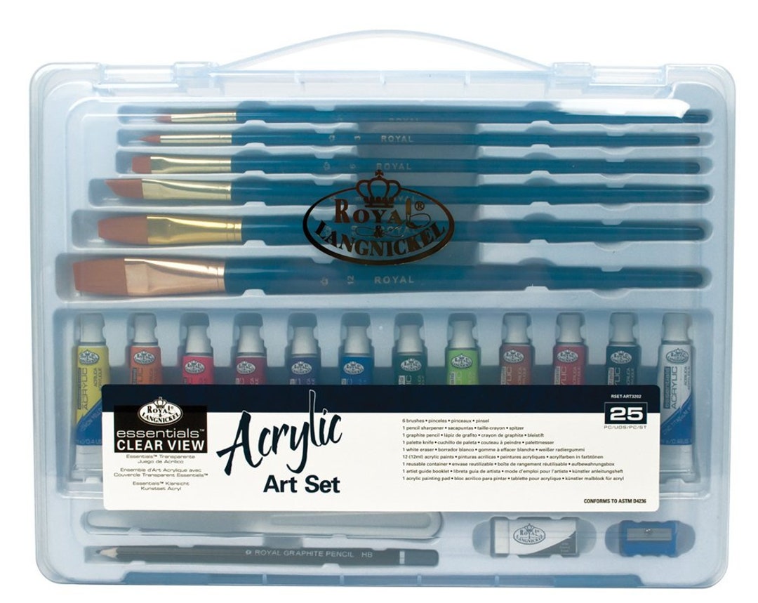 Royal & Langnickel Vernice Acrilica Viola – 59 Ml, Atossica, A Base D'Acqua, Per Tela, Legno, Ceramica
