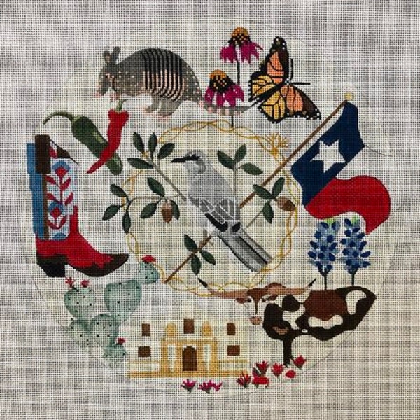 Needlepoint Wreath Etsy