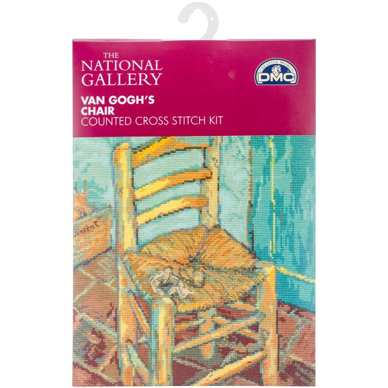 Counted Cross Stitch Van Gogh Chair DMC Free US Shipping!!!