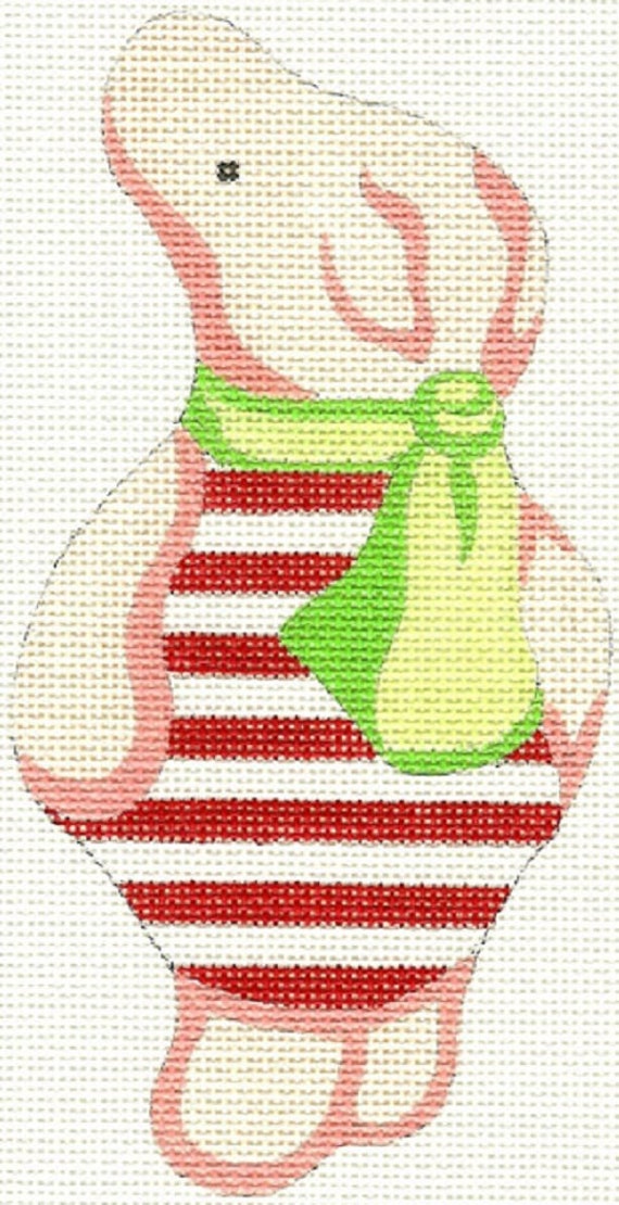 Download Needlepoint Handpainted Winnie The Pooh Piglet Christmas Etsy PSD Mockup Templates