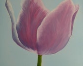 Items similar to Tulip Flower Original Oil Painting on Etsy