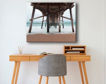 Newport Beach Balboa Pier, Southern California Photography on Print, Canvas or Metal, Coastal wall art, Ocean Beach decor