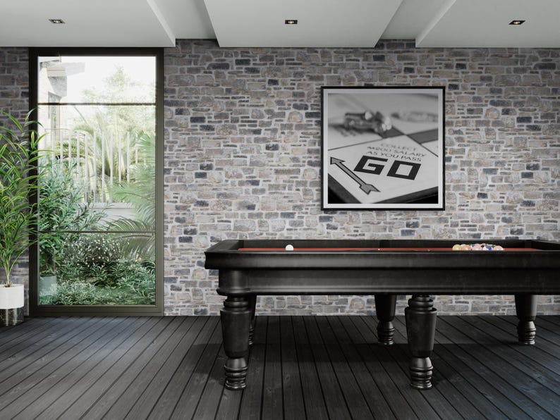 Game Room Decor, Board Game Art, Classic Board Game Black and White Photography, Wall Art for Play Room | Print, Canvas or Metal image 2