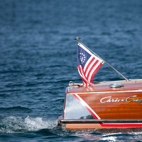 Vintage Wooden Boat Art Nautical Wall Art Lake House Decor Etsy