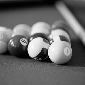 Billiard Art Print, Billiards decor, Pool Room Artwork, Game Room Decor or Print, Canvas or Metal