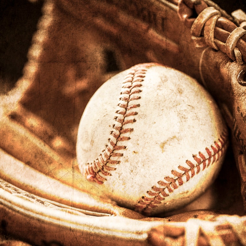 Vintage Sports Wall Art Set of 4 Prints Basketball Etsy