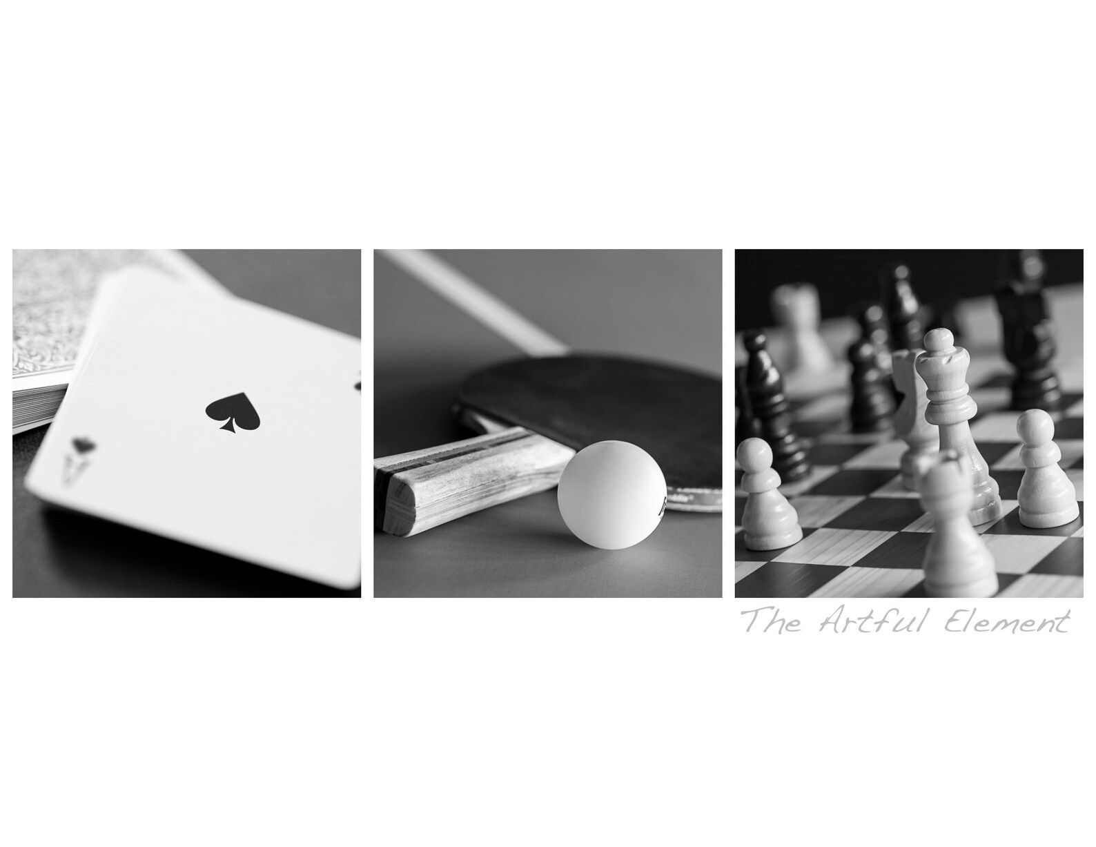 Game Room Wall Art 9 Canvas Set Black and White Photography Etsy