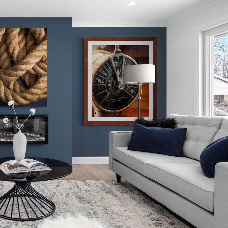 Maritime Decor Boating Gift, Nautical Wall Art for Coastal Beach House | Print, Canvas or Metal image 3