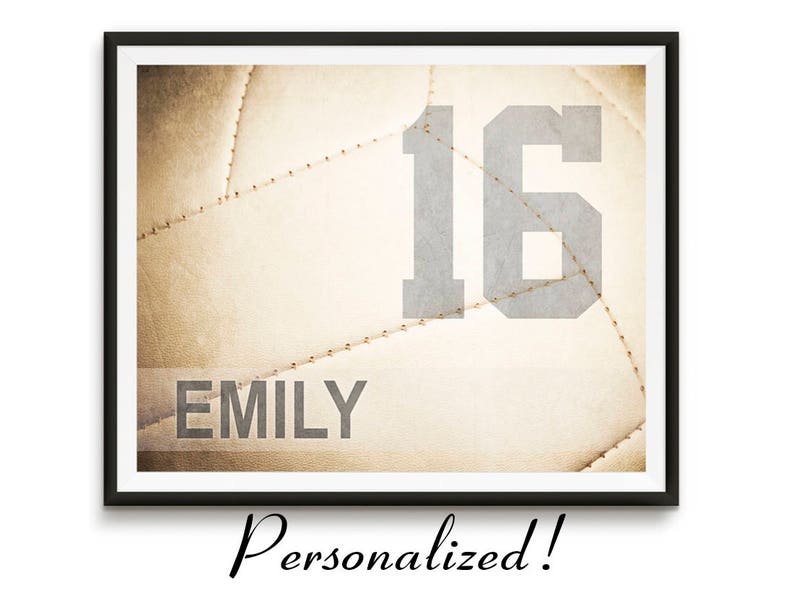 Personalized Gift Volleyball Girls Sports Decor Team Gifts Etsy