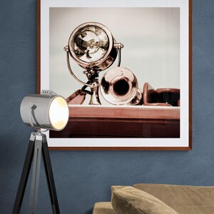 Nautical wall décor, Lake house wall art, Canvas wall art, Coastal decor, Home office decor, Searchlight