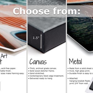 a brochure showing different types of art