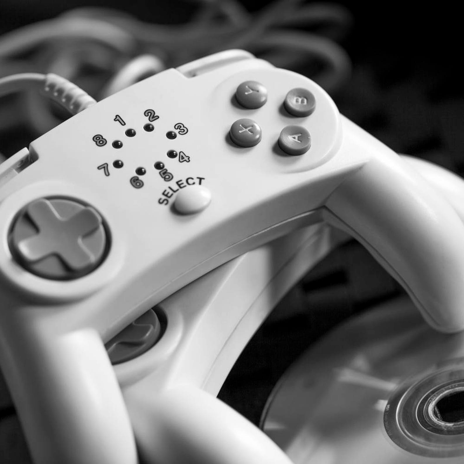Game Room Decor Video Game Art Gamer Art Black and White Print | Etsy