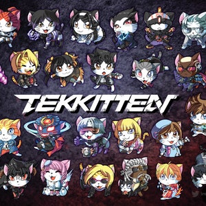 Tekkitten 2.5" Acrylic Keychains!