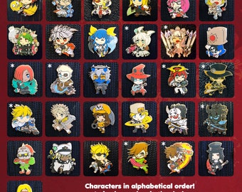 Guilty Gear Enamel Pins!