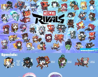 Meowvel Rivals keychains Updated to Cyclops!