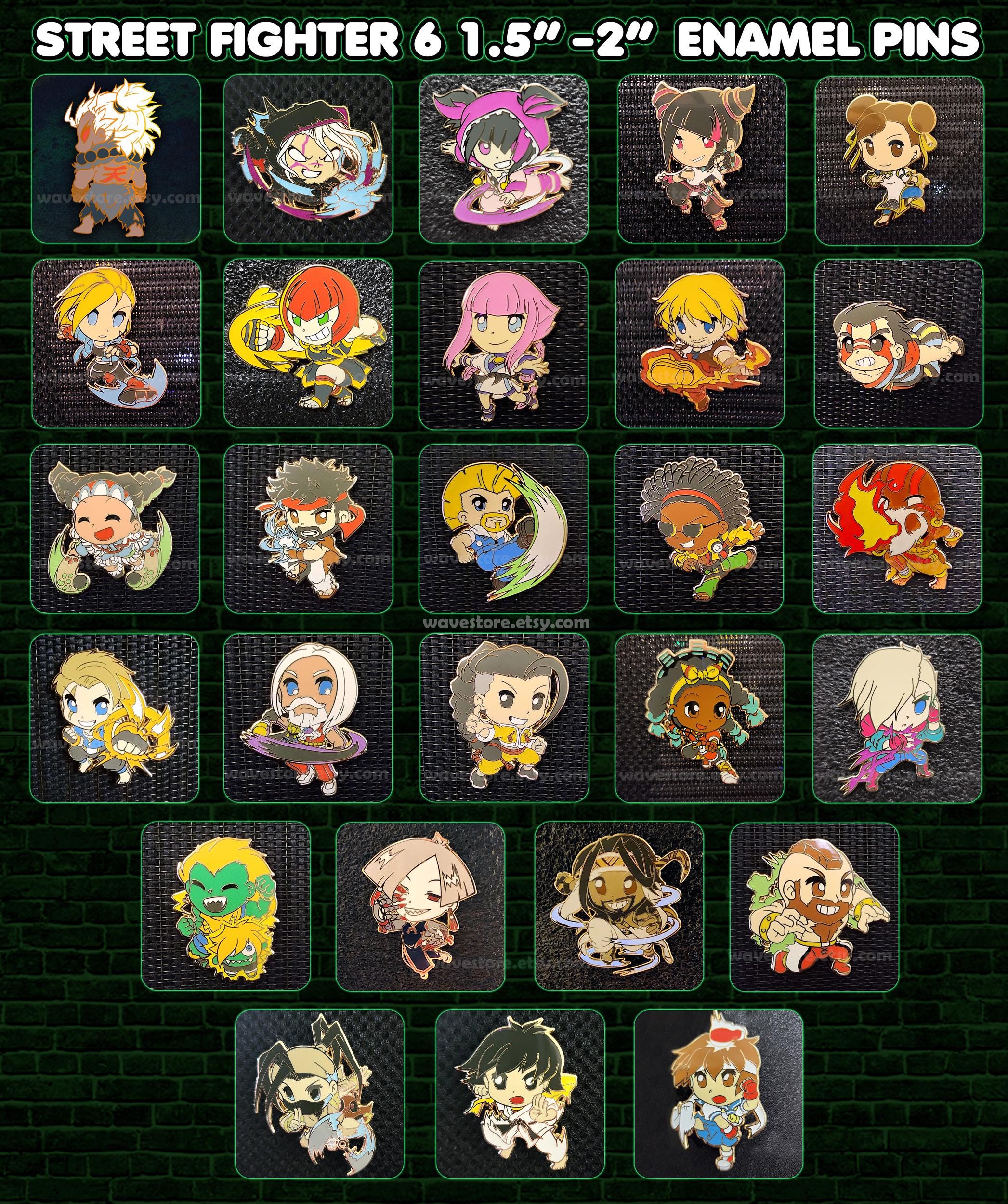 Street Fighter 6 Enamel Pins! W/ Ibuki, Makoto and Sakura Street Fighter 6 Enamel Pins! W/ Ibuki, Makoto and Sakura
