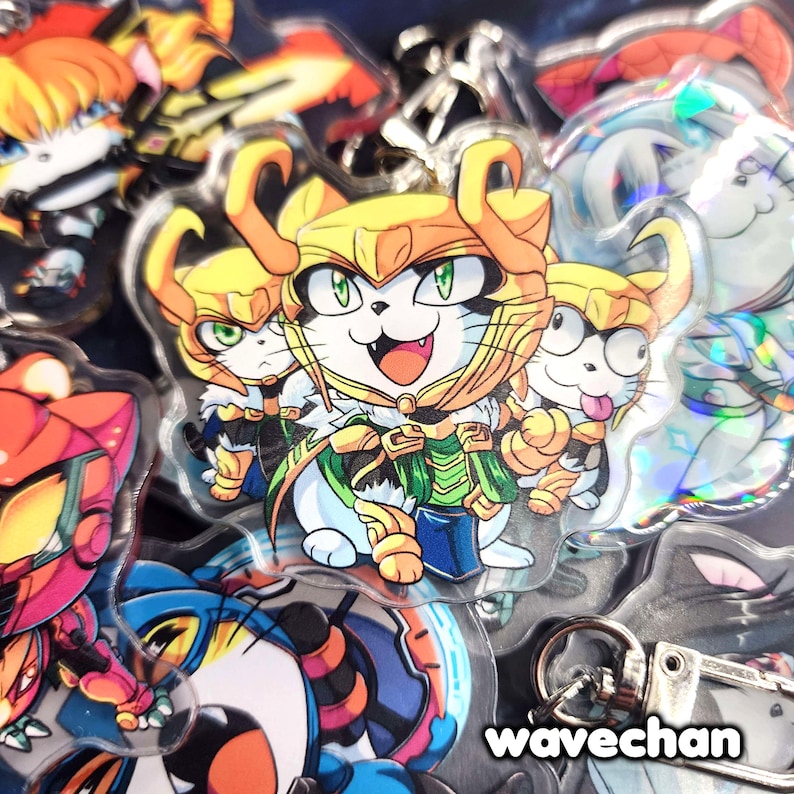 Meowvel Rivals Keychains Updated to Cyclops! - Etsy
