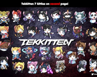 Tekkitten 2.5" Acrylic Keychains!