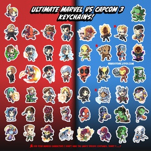 UMVC3 2&quot; Keychains