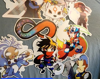 Marvel vs Capcom Motion Stickers!