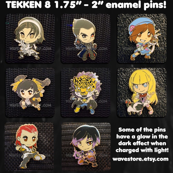 Tekken 8 Enamel Pins!