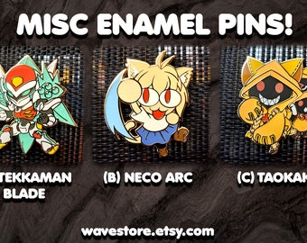 MISC Enamel Pins - NecoArc - Taokaka - Tekkaman Blade