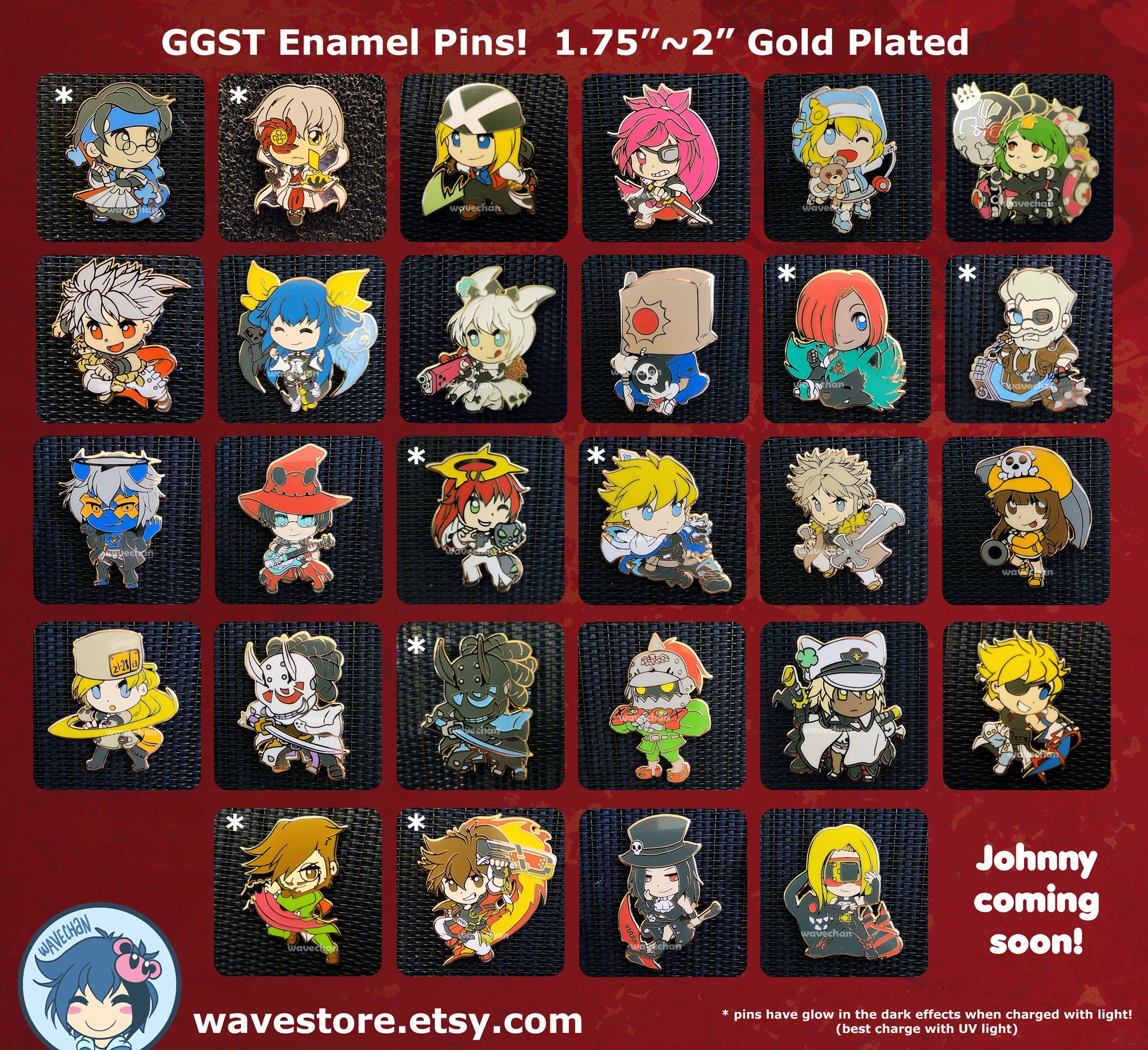 Guilty Gear Enamel Pins