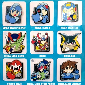 Mega Man Enamel Pins!