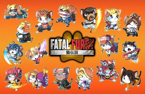 Fatal Furry - City of the Cats + KOF Cat Keychains! - Etsy