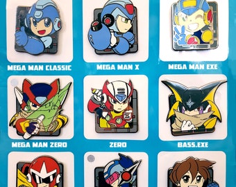 Mega Man Enamel Pins!