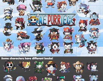 One PURRiece Cat Keychains!