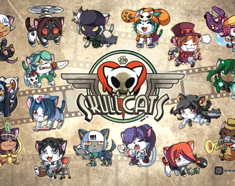 Skullcats Keychains