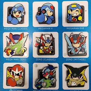 Mega Man Magnet/sticker, Zero Magnet/sticker, Megaman and Zero