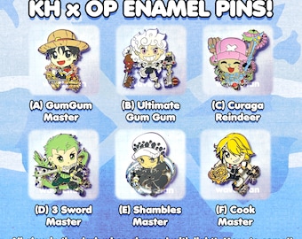 OP KH Enamel Pins!