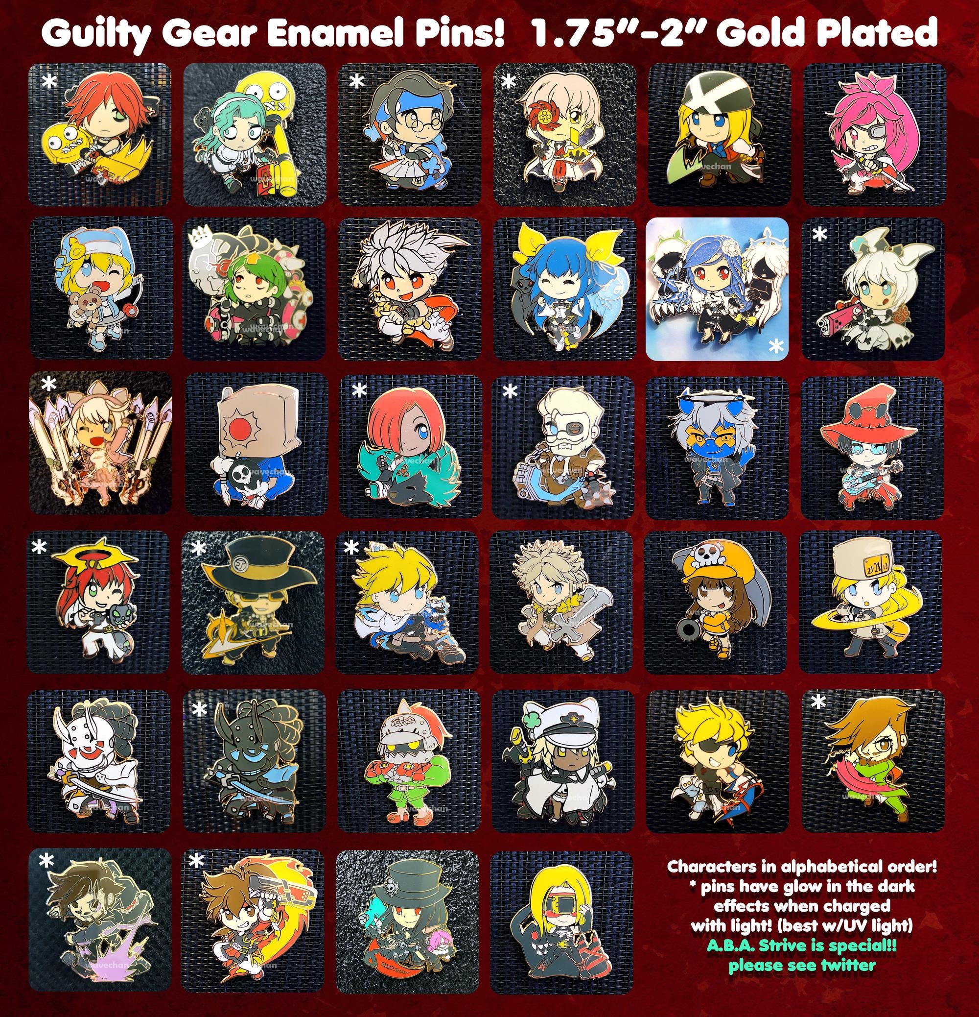Guilty Gear Enamel Pins!