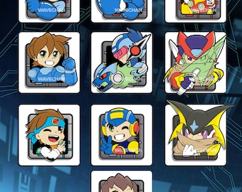 Emaille pins van Mega Man!