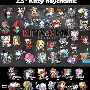 Kitty Gear Kitty Keychains! Strive and MORE